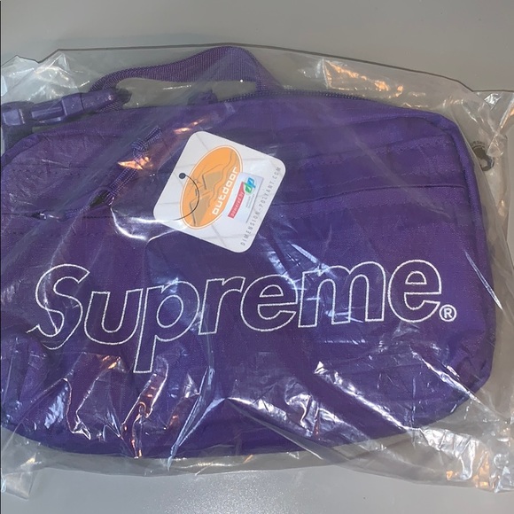 Supreme Other - Supreme purple shoulder bag FW18